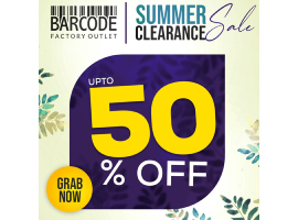 Barcode Garments Summer Clearance Sale Get UP TO 50% OFF